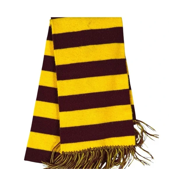 Arizona State University Scarf Gold and Burgundy One Size - Picture 1 of 5